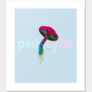 Psilocybe Mushroom 001 Posters and Art